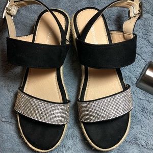 Black Platform Sandals